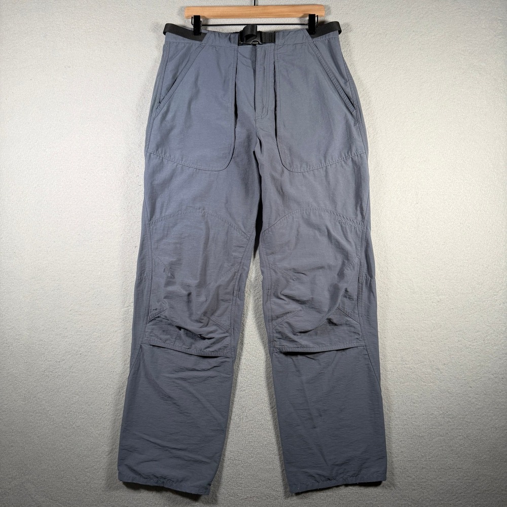 Rohan Upland Trekkers Gray Technical Hiking Pants Mens 36 Integrated Belt